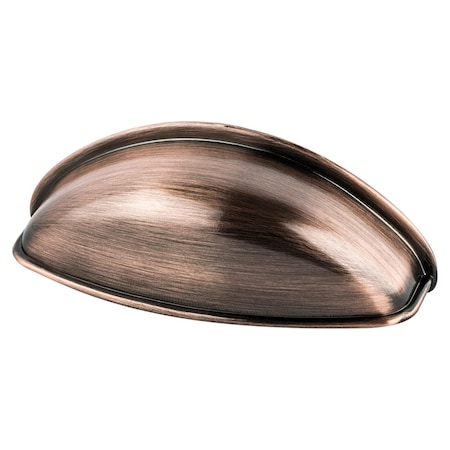 Berenson 64 mm CC Euro Moderno Cup Pull with Brushed Antique Copper 9711-1BAC-P
